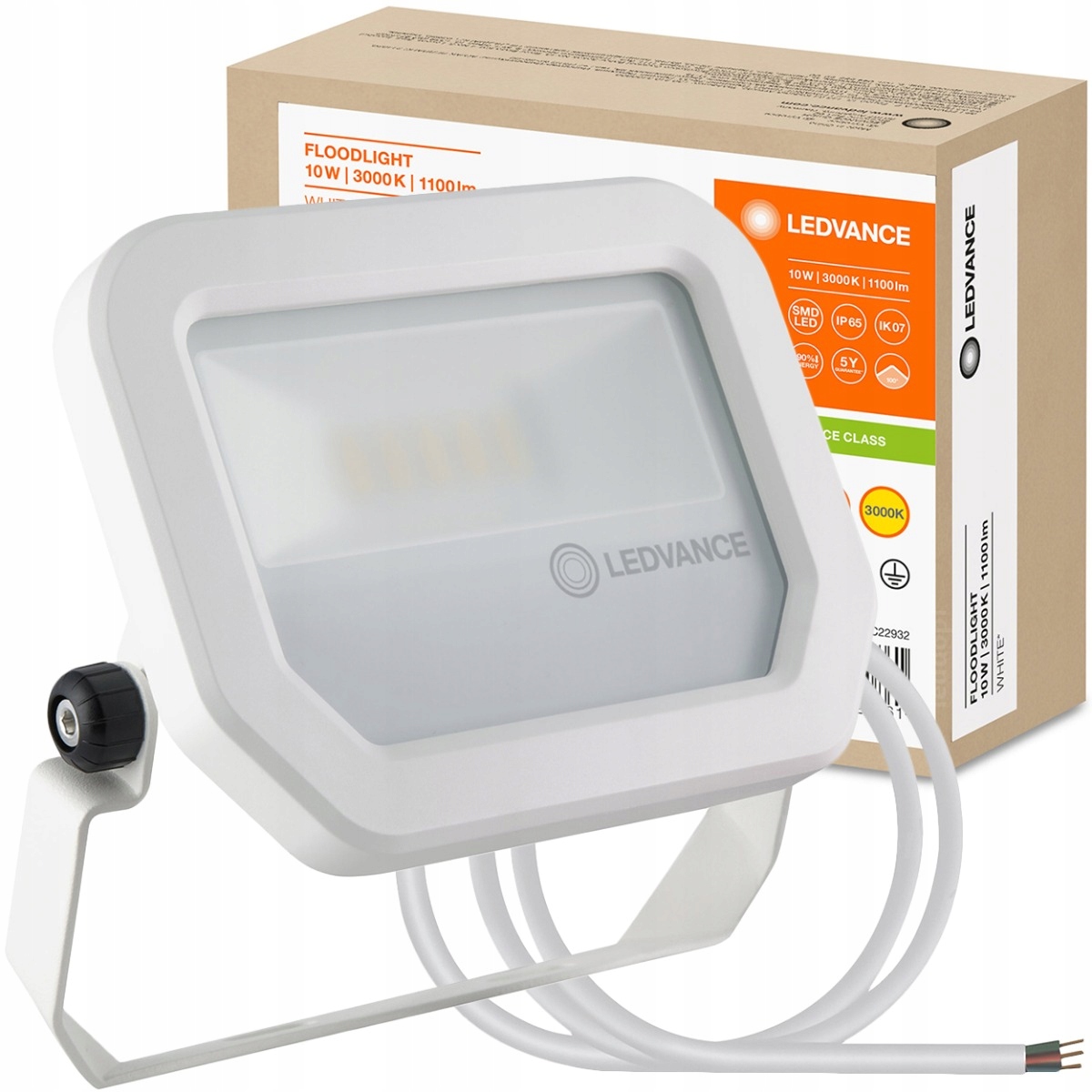 

Naświetlacz Halogen Led 10W 3000K Biały Ledvance