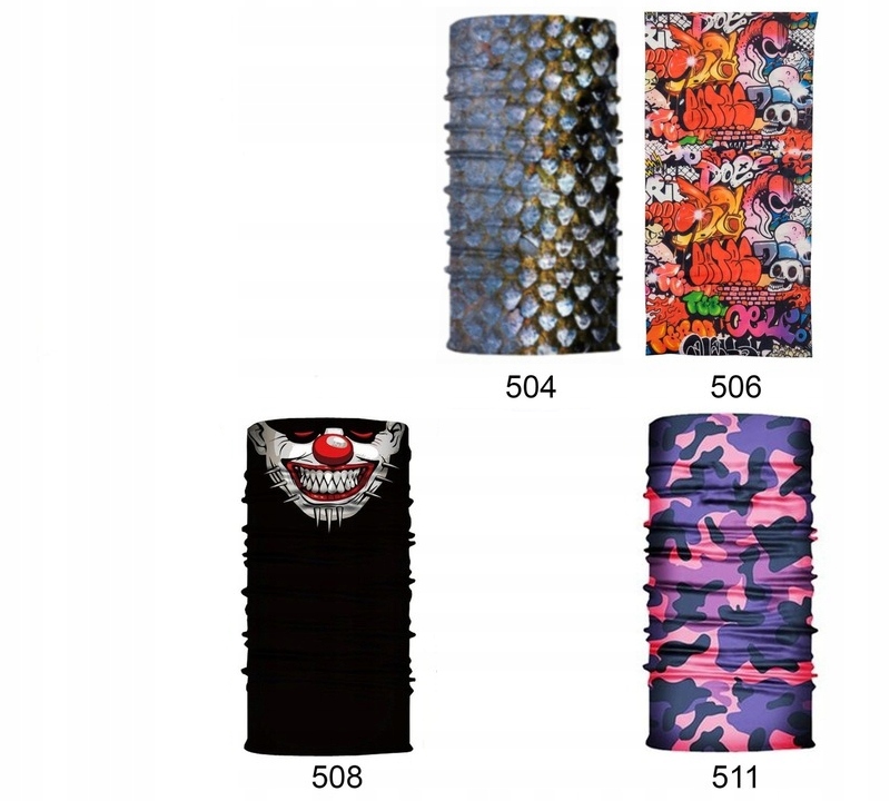 KOMINIARKA BANDANA CHUSTA MOTOCYKLOWA NA MOTOR Model -