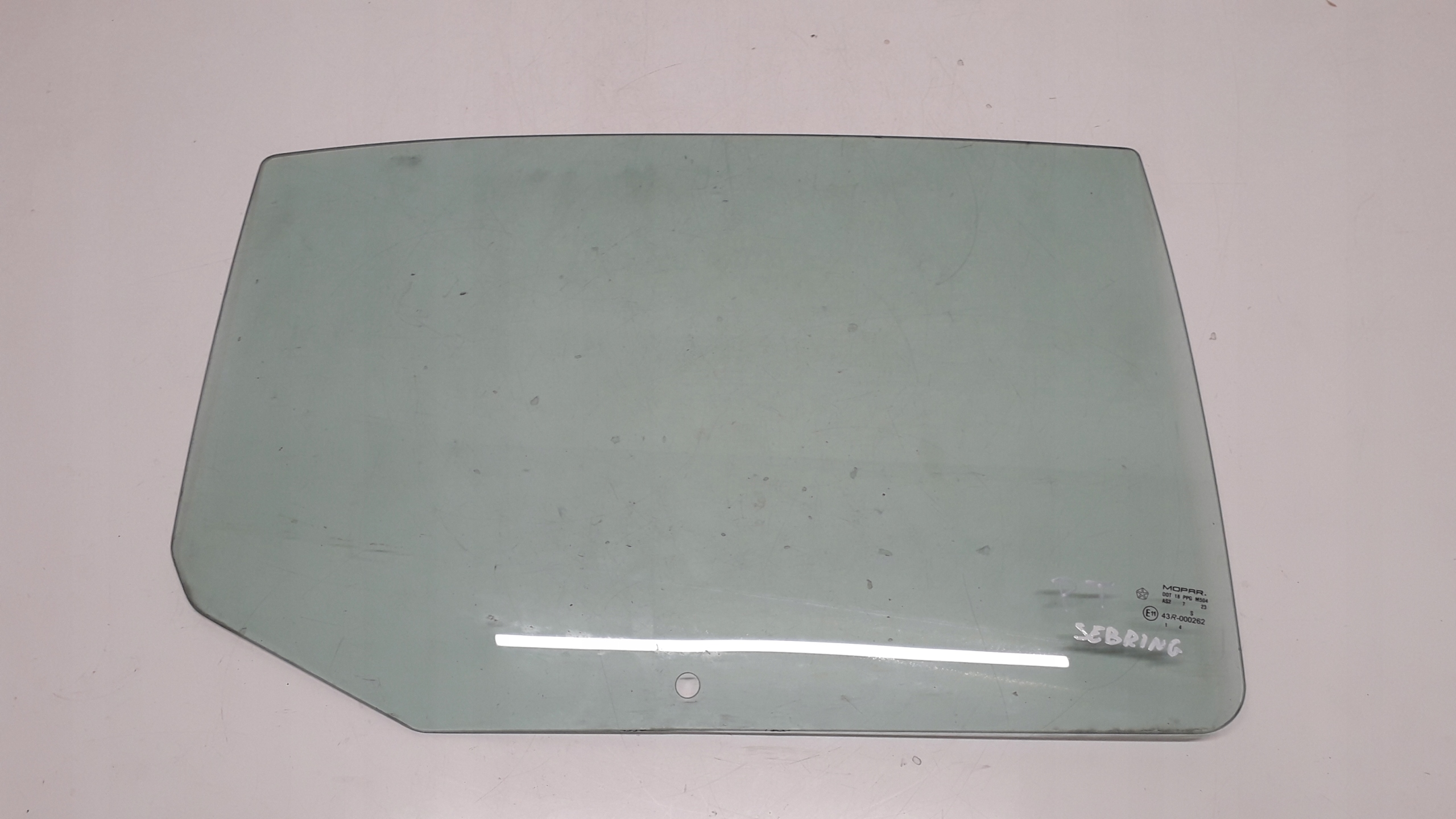 CHRYSLER SEBRING 3 06- SZYBA PRAWA TYLNA