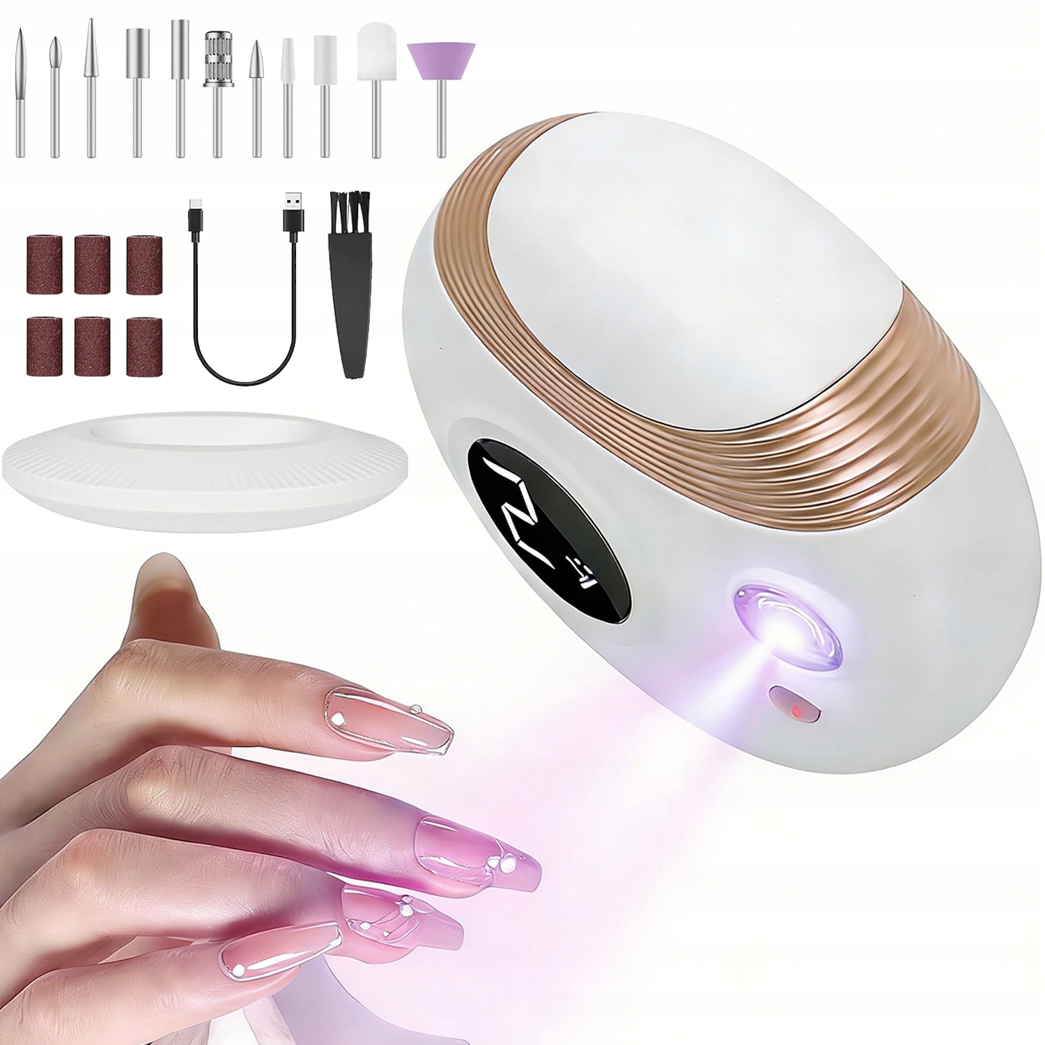Bruska Na Nehty Elektrické Nůžky Na Péči S Led