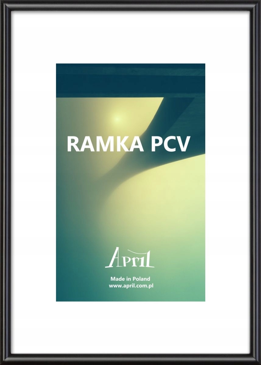 Ramka PCV 15x21 (A5) czarna (RA19)