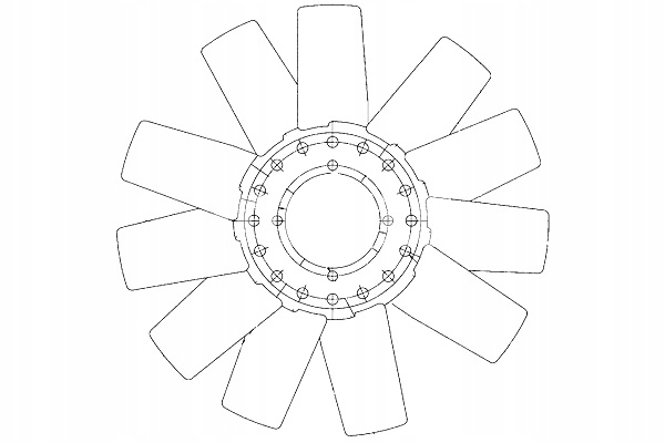 MAHLE WIATRAK WENTYLATORA FORD TRANSIT TRANSIT TOURNEO 4EB-4HD