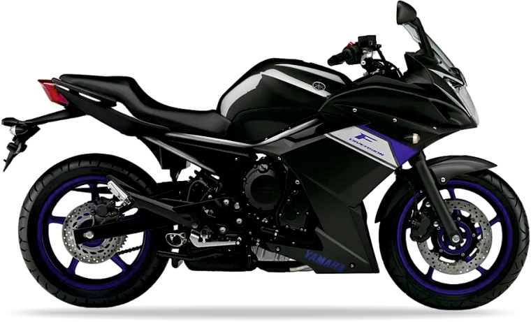 Samolepky Na Motocykl Juula Pro Yamaha XJ-6 Diversion F 2014 Černé MBL2