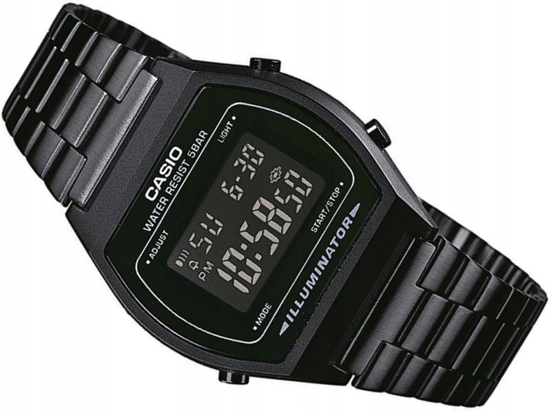 

Modny Zegarek Casio B640WB-1BEF Black Vintage Box