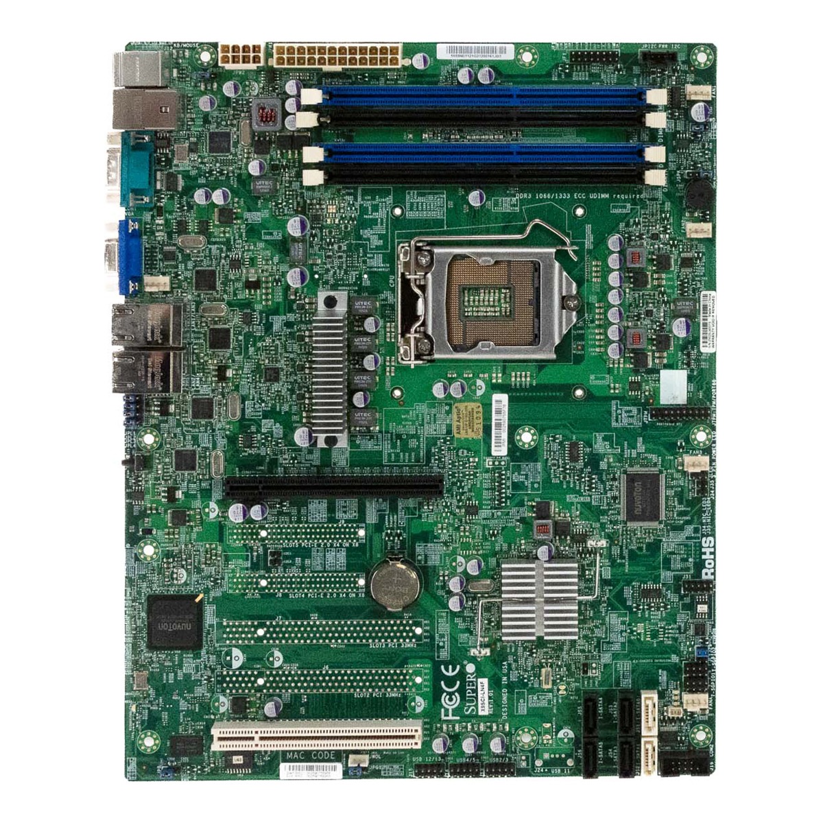 Supermicro X9SCI-LN4F Socket LGA1155 DDR3 PCIe Pci System Board