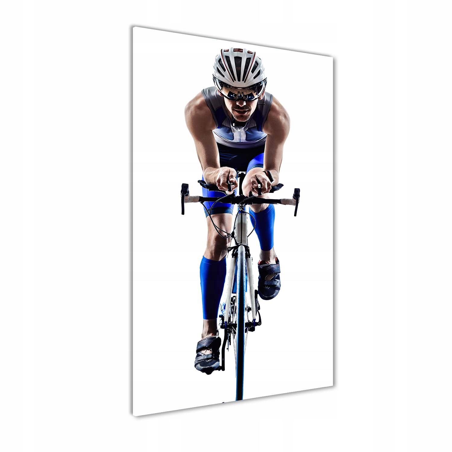Foto obraz tvrzené sklo Cyklista 50x100 cm