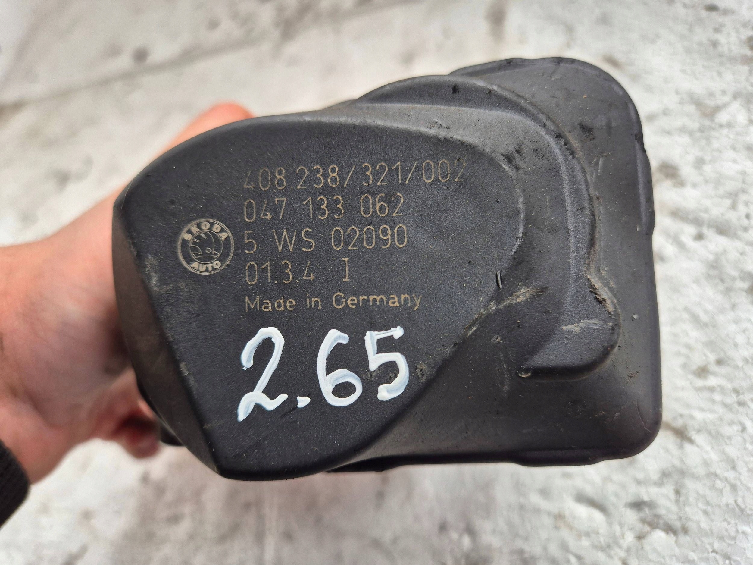 Valvola a farfalla 047133062 Skoda Fabia MK1 1.4 B