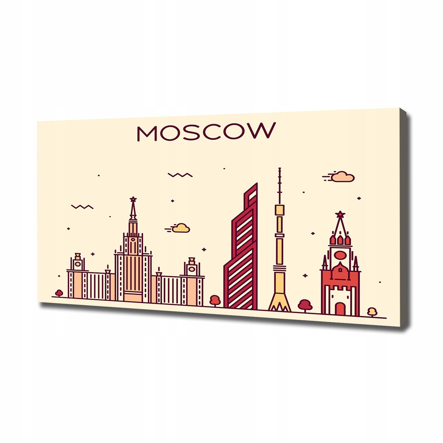 

Foto obraz na płótnie Moskwa budynki 120x60 cm