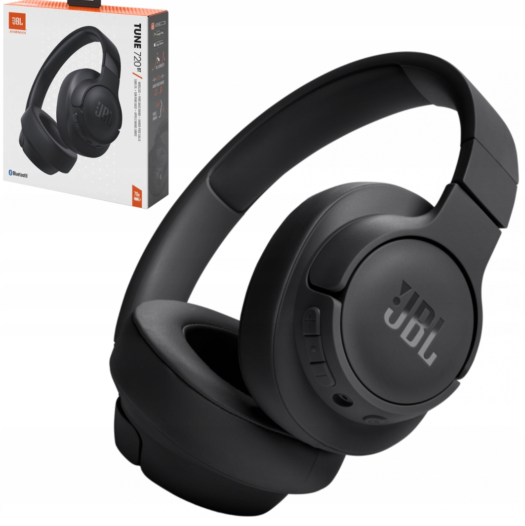 Org Bezdrôtové Bluetooth slúchadlá do uší Jbl Tune 720 Bt, čierne