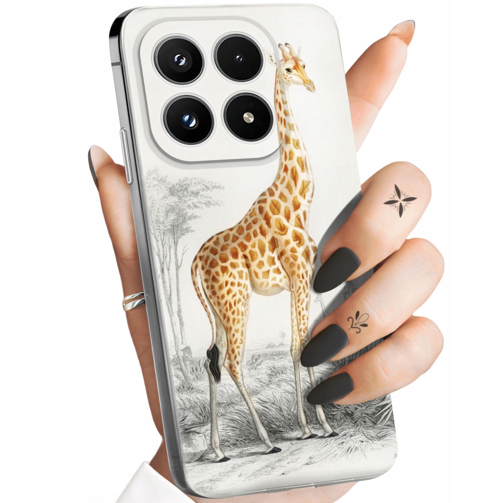 Etui Do Xiaomi 17 Żyrafa Śmieszne Sawanna Obudowa Pokrowiec Case
