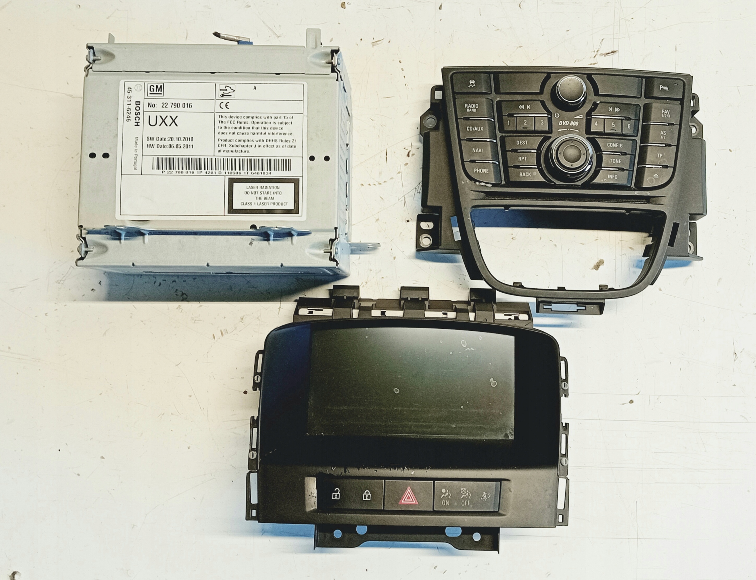 RADIO FABRYCZNE DVD800 OPEL ASTRA J