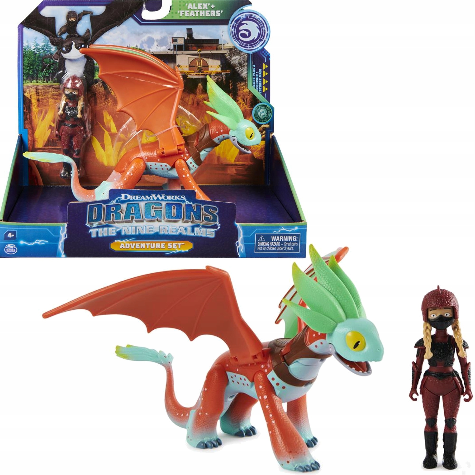

Alex I Smok Piórka Zestaw Figurki Dragons