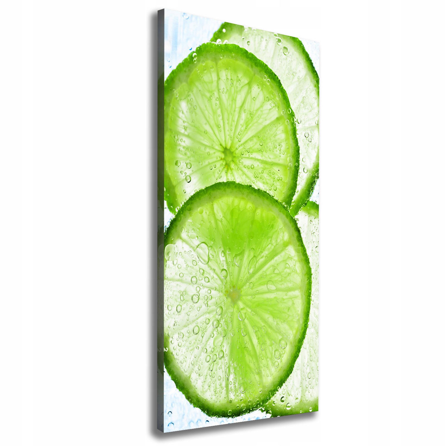 

Foto obraz na płótnie Limonka pod wodą 50x125 cm