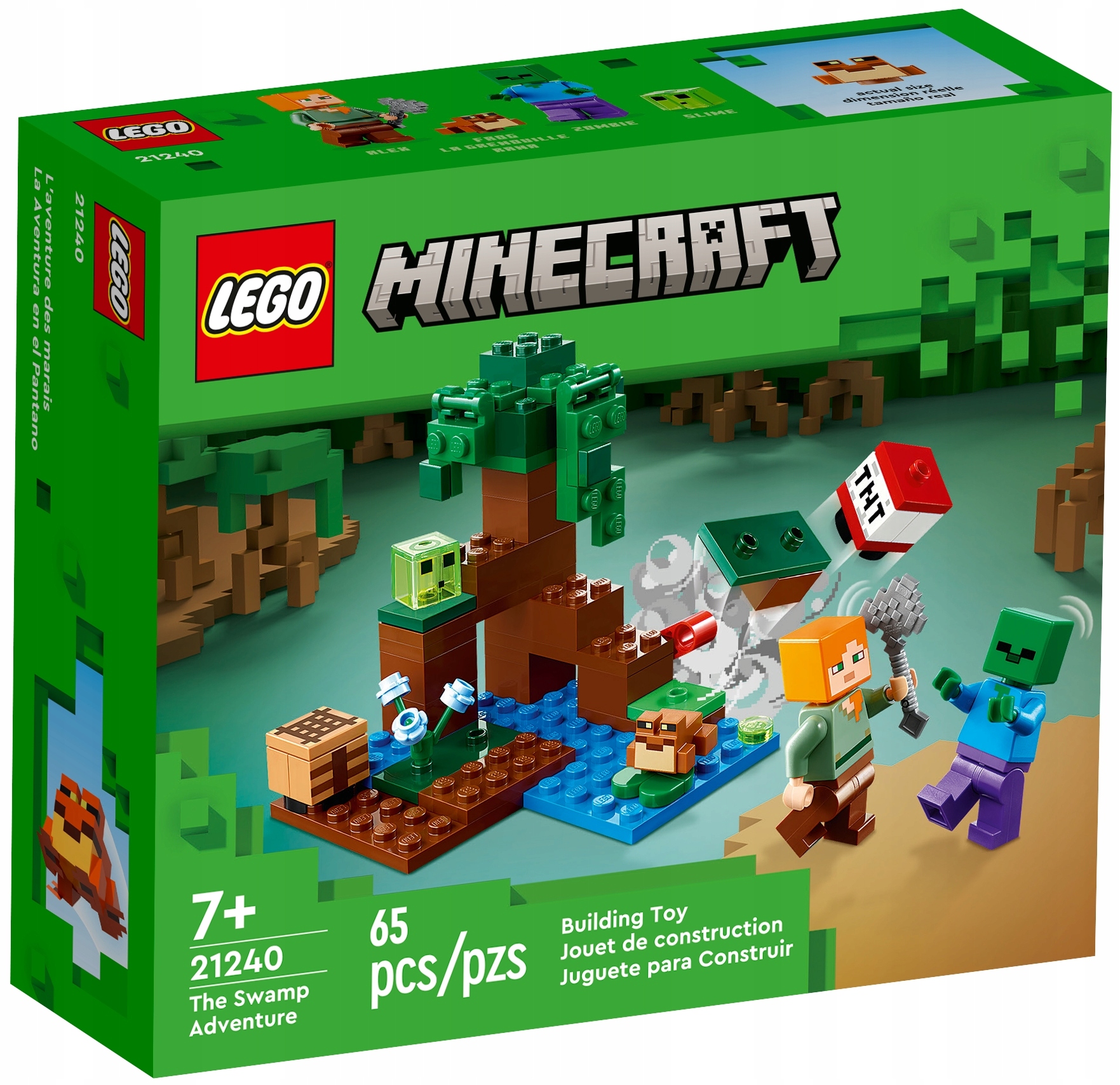 LEGO MAINCRAFT 21240 PRZYGODA NA MOKRADŁACH ZOMBIE DRZEWO DRZEWKO FIGURKI Marka LEGO