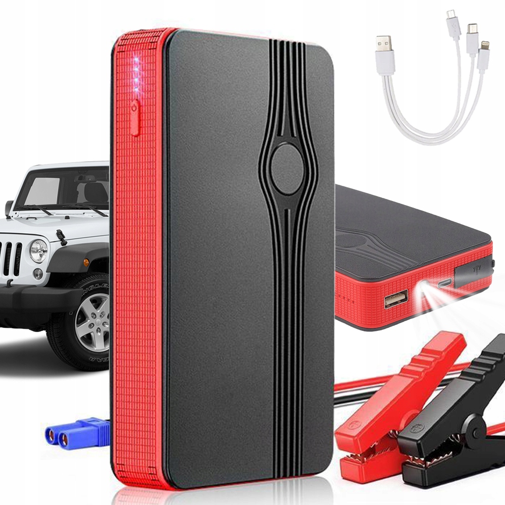 Jump Starter Powerbanka 30000 mAh Startovací Zařízení Pro Automobilové Led Lampy