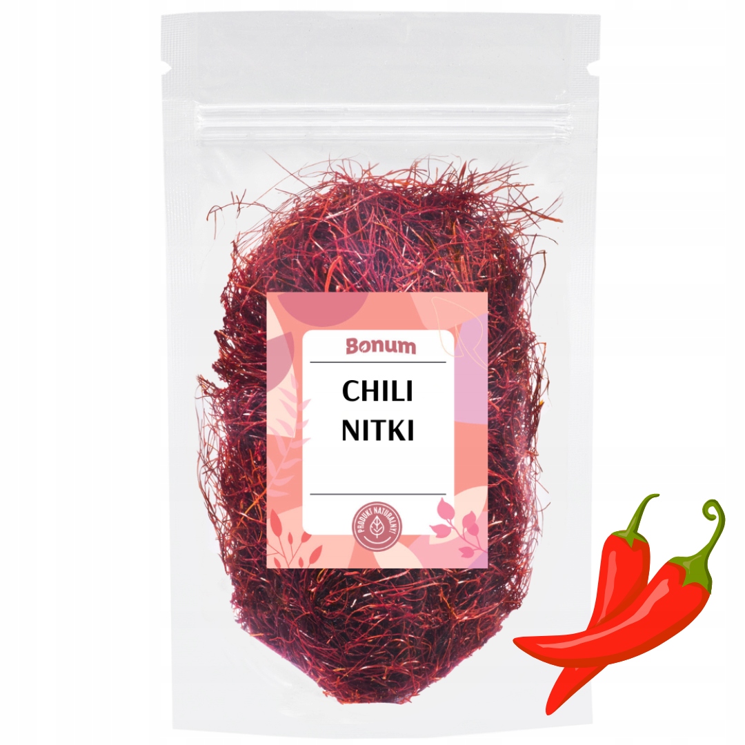 Chilli nudličky Angel Hair Chili aromatická Koření pro dekoraci 250 g Bonum