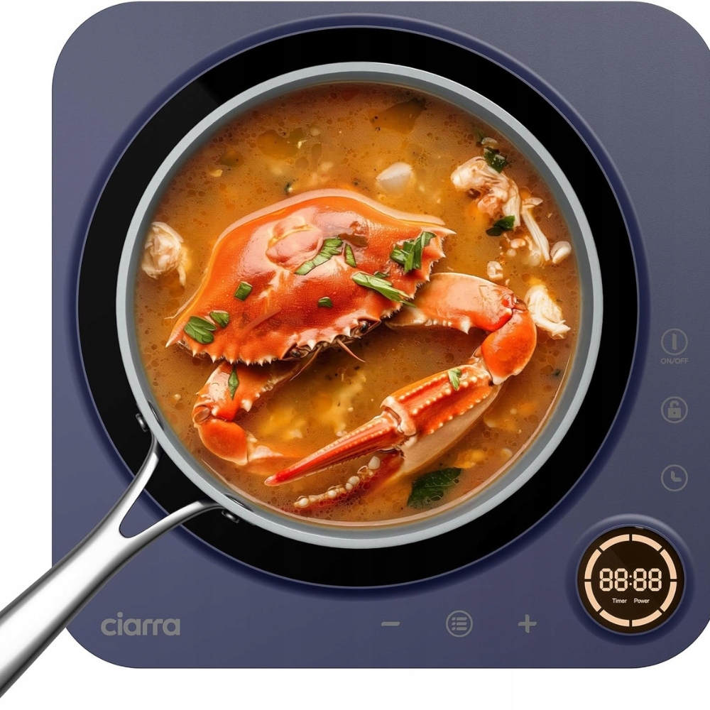 Ciarra CBTIH1A-M Przenośna płyta indukcyjna 2000W – Niebieska