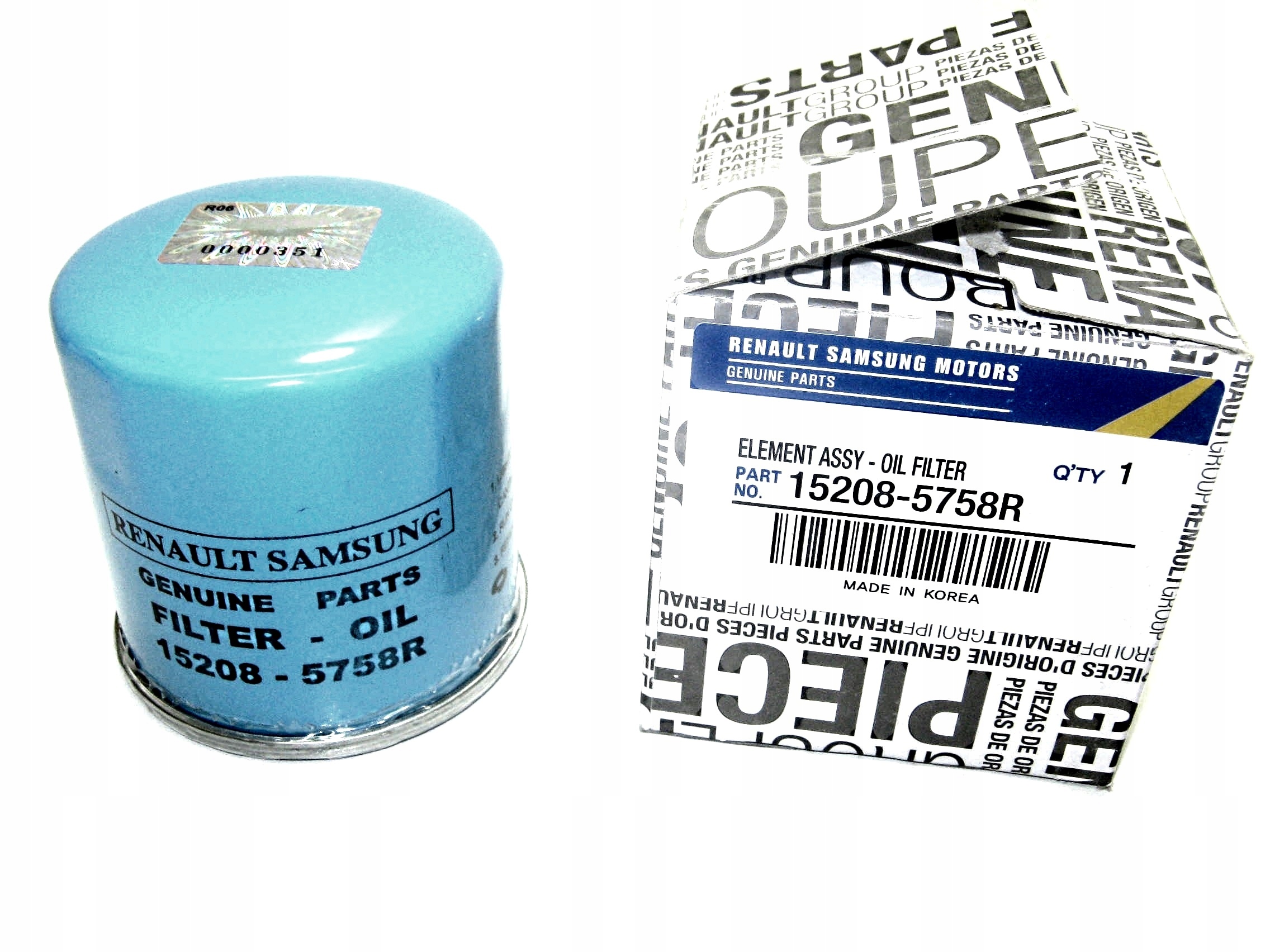 

Filtr Oleju Dacia Dokker Duster Lodgy 1.6 SCe Oe