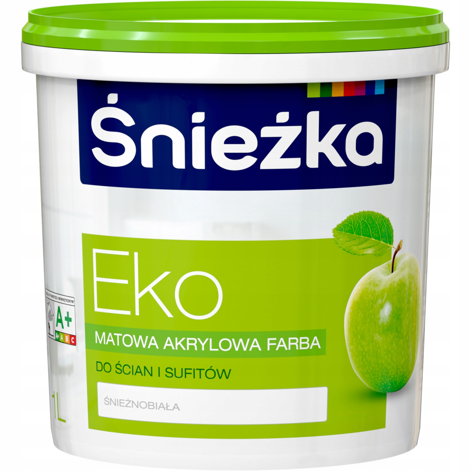 

Śnieżka matowa farba akrylowa Eko ścian sufitów 1L