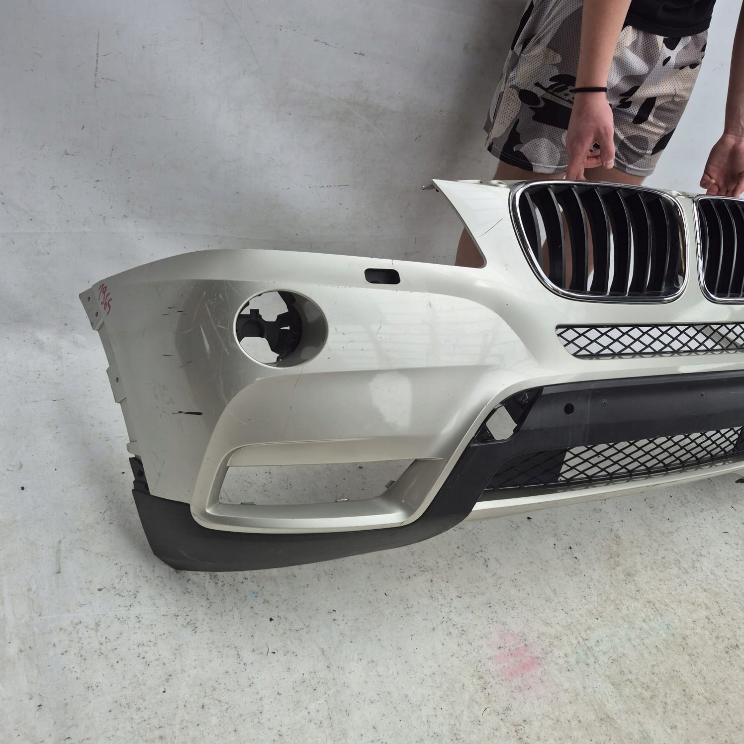BMW X3 F25 10-14 bumper front front washer PDC