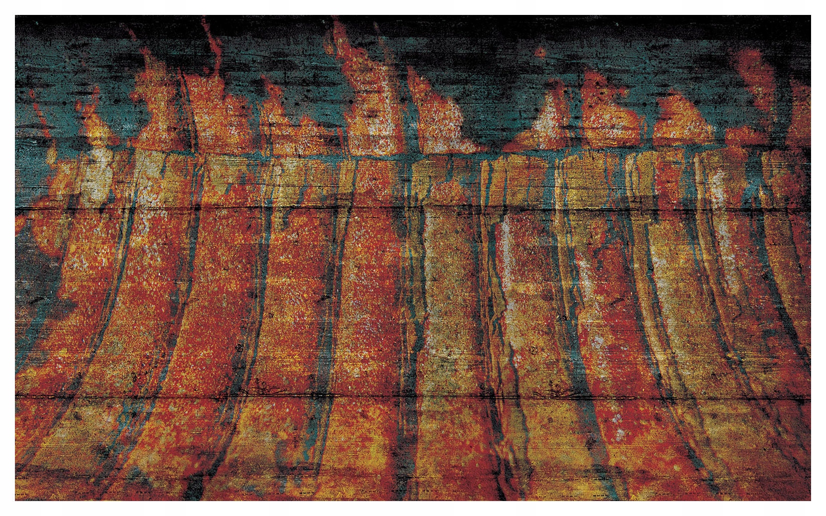 Fototapeta Abstrakce ohně Kov a plamen Loft 368x254 Energetická lepidlo