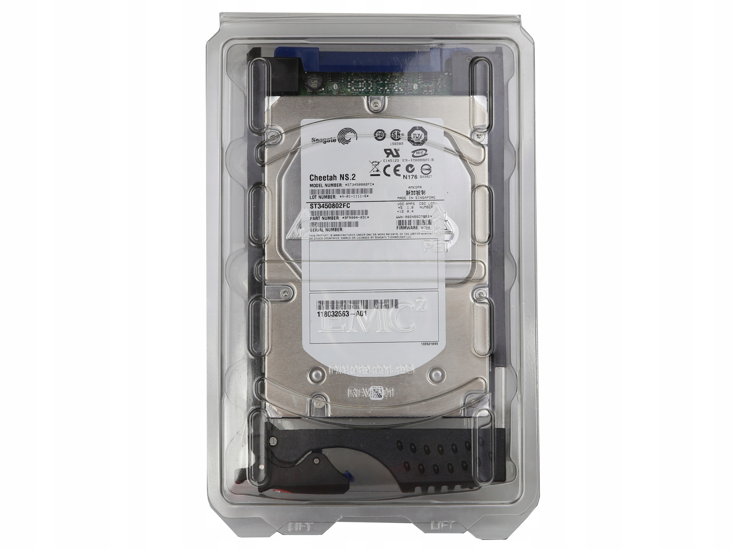 Disk Dell Emc Seagate 005049164 450GB 10K 4Gbps 3.5" Fc rámeček 0FRH2G Nový