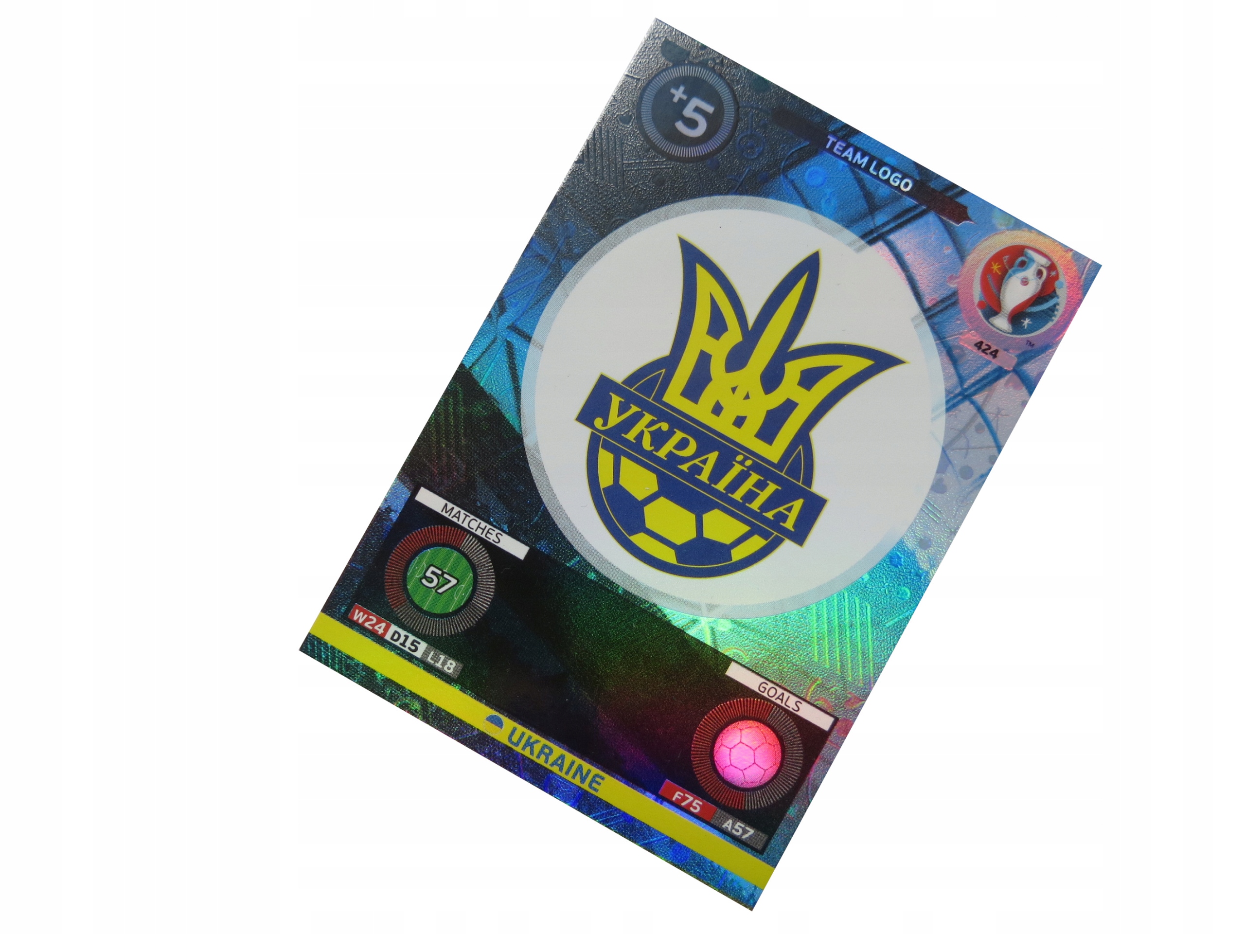 Panini Adrenalyn Uefa Euro 2016 Karty Piłkarskie Team Logo Ukraina 424