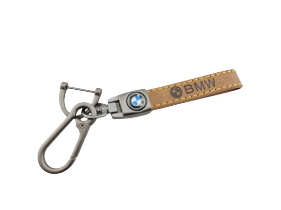 Bmw Brelok Breloczek Skóra Jasny Brąz