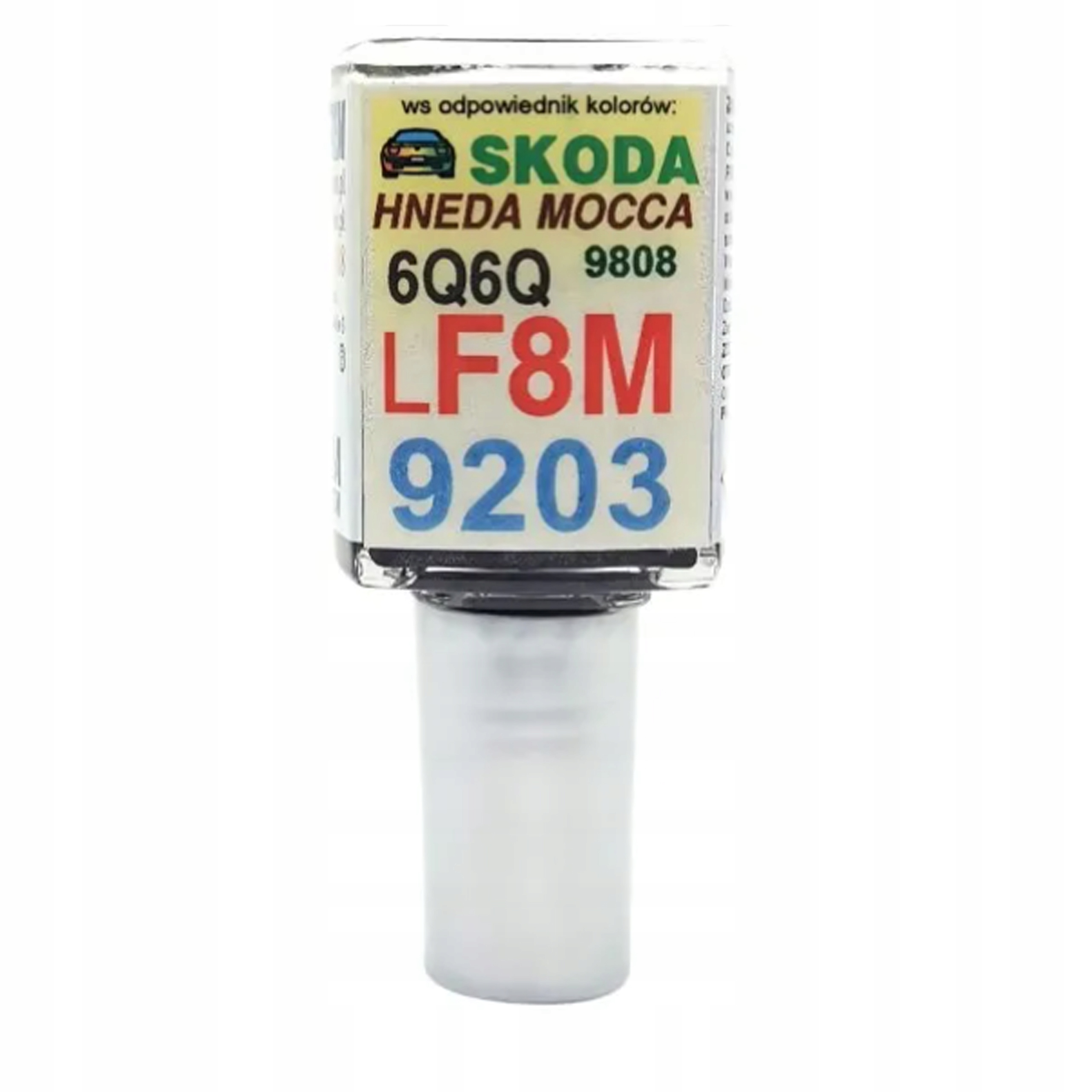 Zaprawka do rys 10ml SKODA 9203 HNEDA MOCCA/BROWN MET