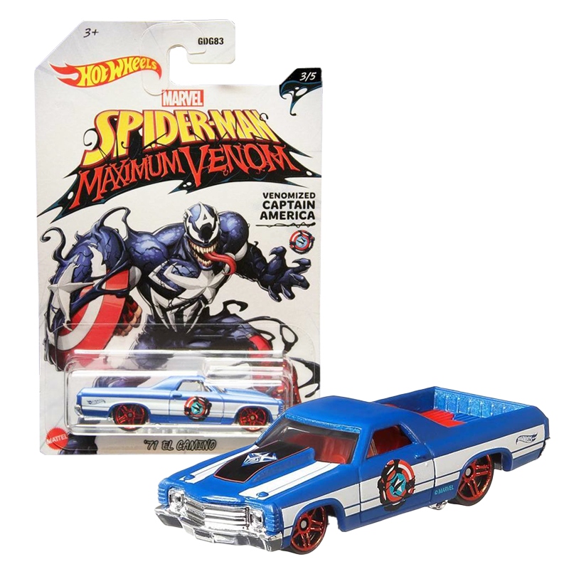 

Mattel Hot Wheels Autko Marvel Kapitan Ameryka