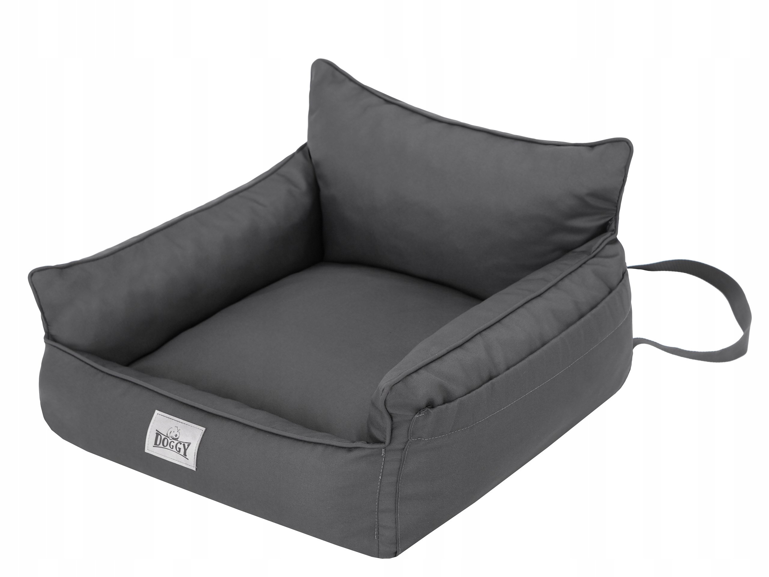 Přepravní sedačka pro psa nebo kočku do auta s zapínáním 57x55 cm