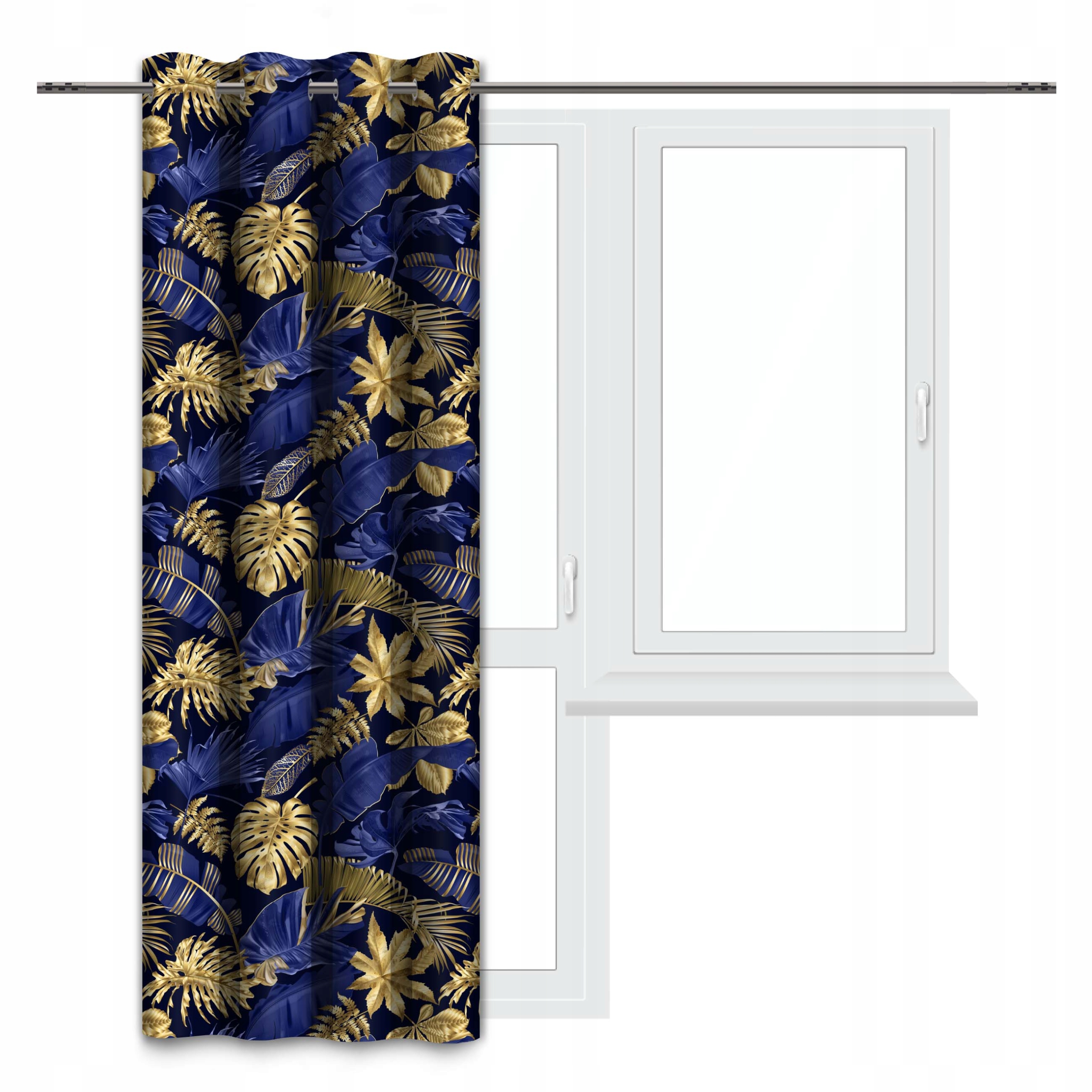 

Gotowa Zasłona na Przelotkach 140x230 D404-208-03