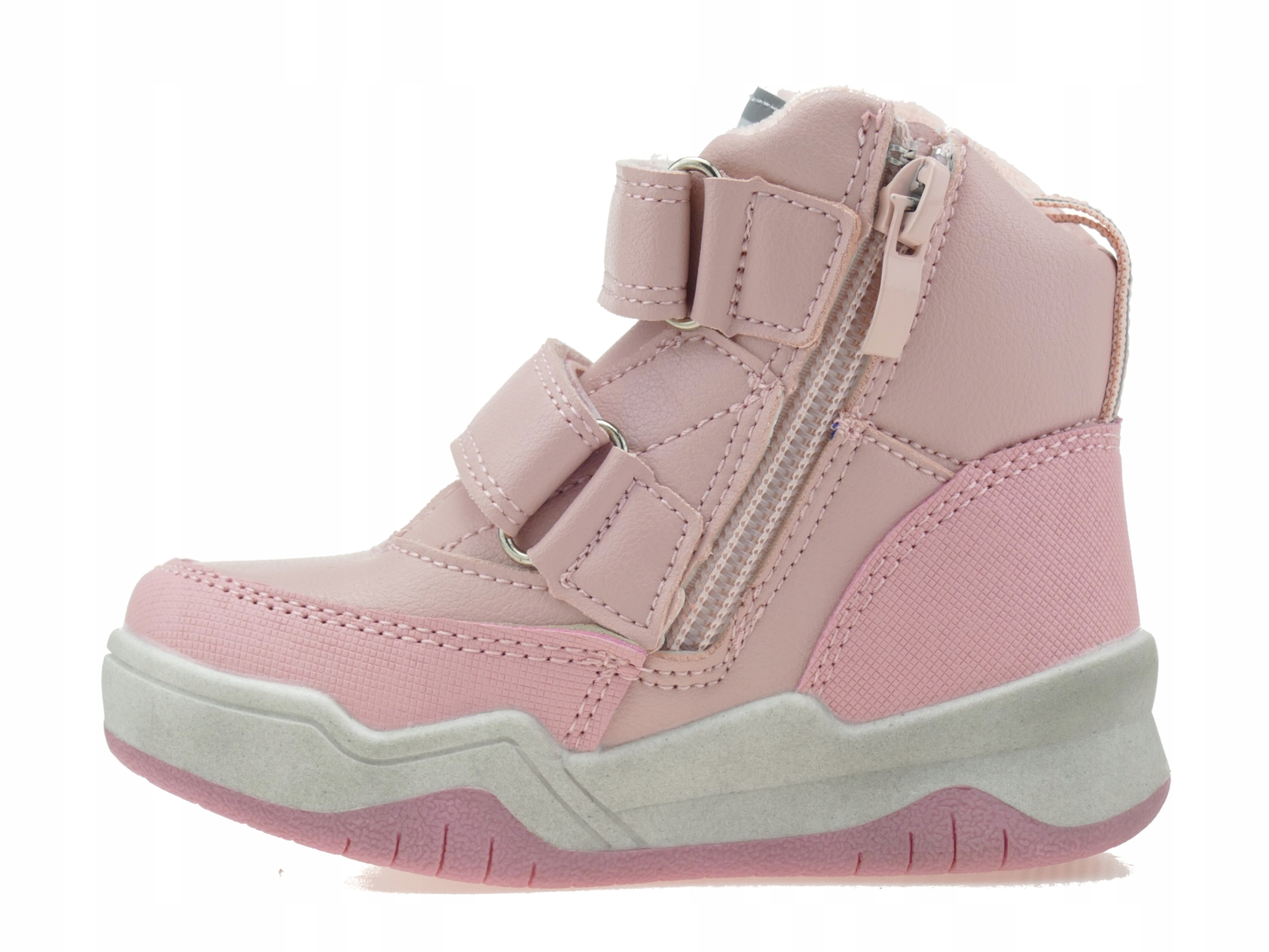 BUTY ZIMOWE DZIEWCZĘCE OCIEPLANE ŚNIEGOWCE NA RZEPY R.27 Rozmiar (new) 27