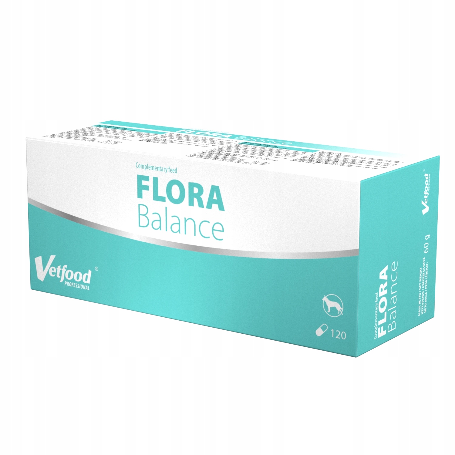 Vetfood Flora Balance Suplement Na Przewód Pokarmowy I Jelita Psa 120 szt.