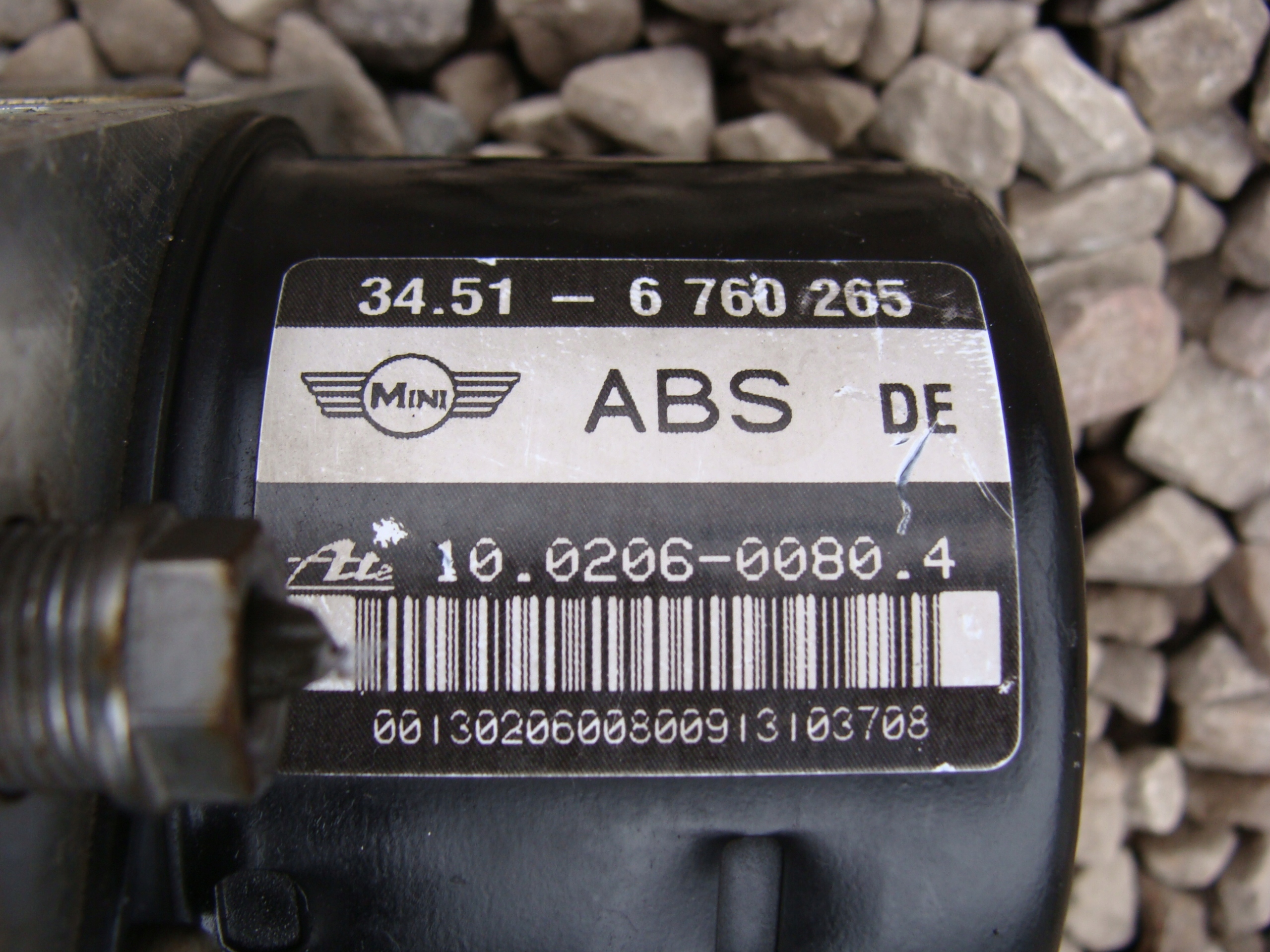 ABS MINI COOPER 3451 6760265 6760266