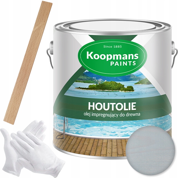 Olej do drewna Koopmans Houtolie 2,5l 040 szary chorwacki