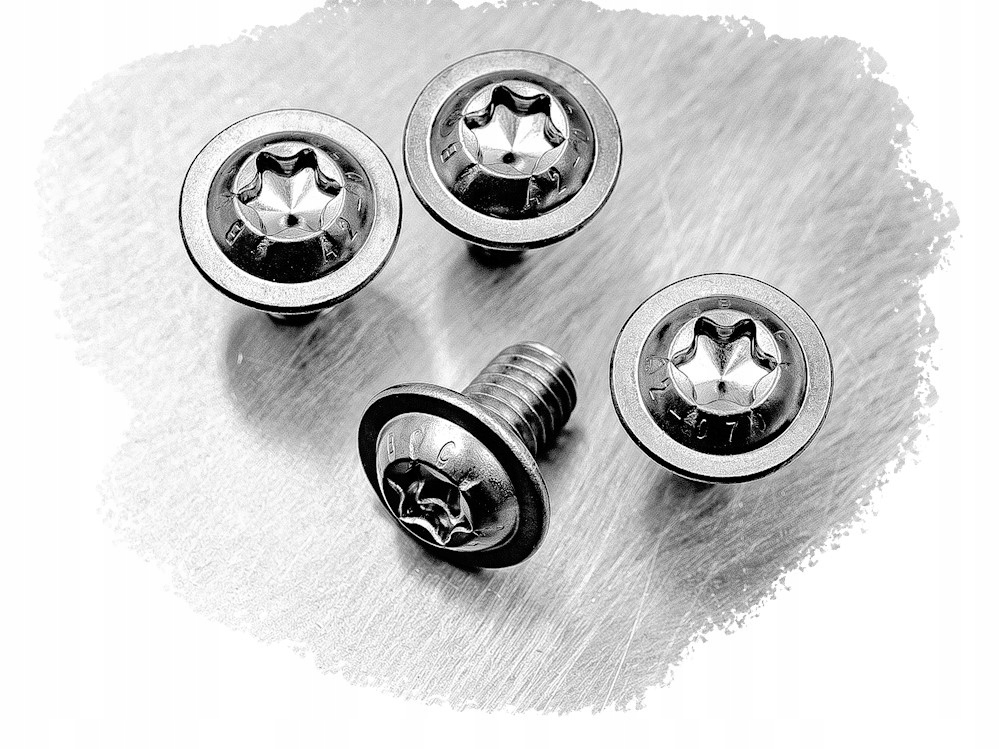 M4x12 ŚRUBA KOŁNIERZOWA NIERDZEWNA 7380F TORX (25)