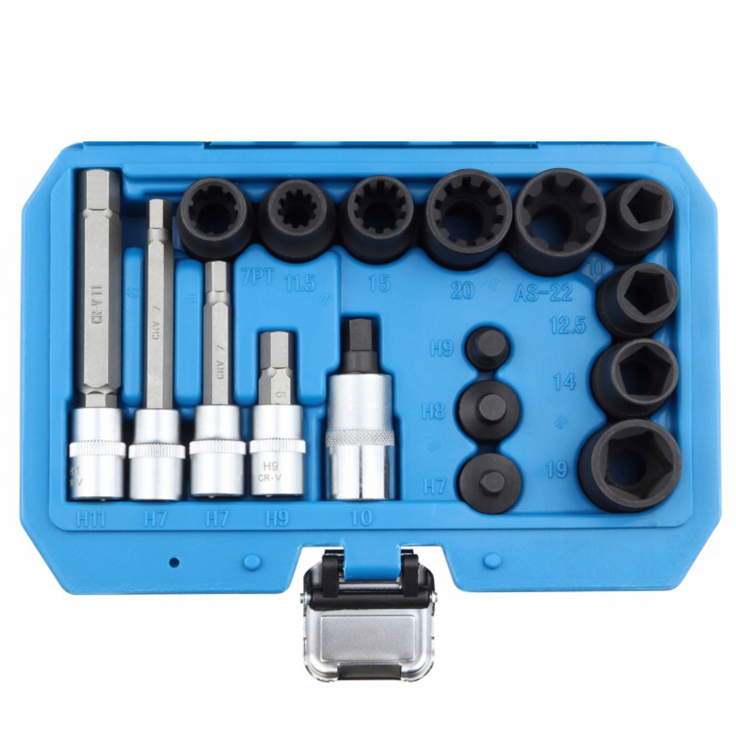 Sada Nástavců 17 ks Pro Brzdové Svorky A Klíče