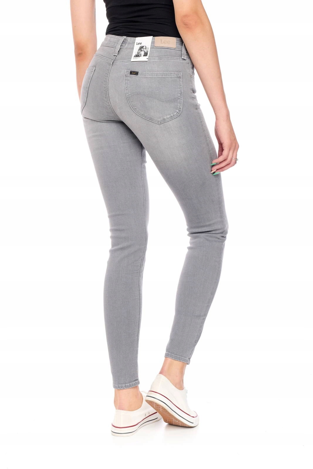 Damskie jeansy rurki Lee Scarlett Marble L526FPXO 26/31