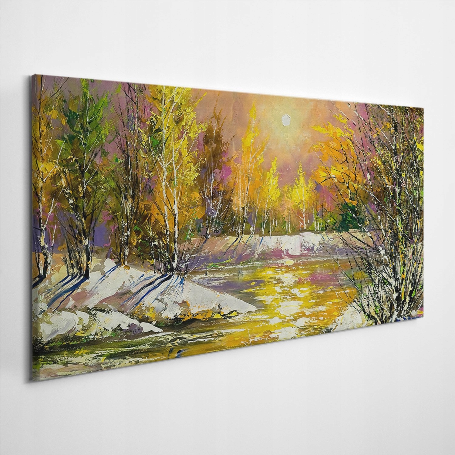 

Obrazy na płótnie Jesień Krajobraz Rzeka 120x60 cm