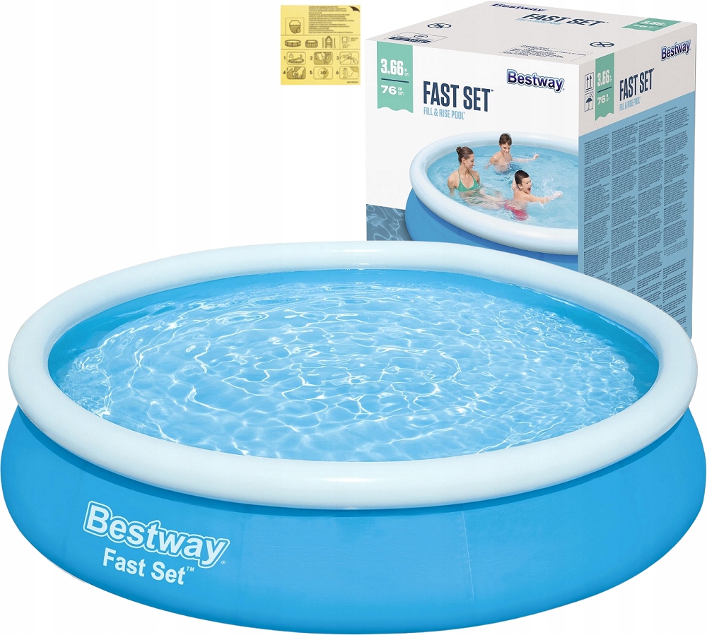 

Bestway Basen Ogrodowy Rozporowy Rodzinny 366x76cm