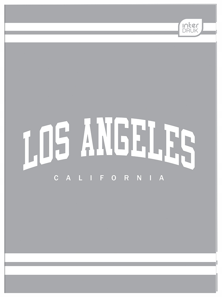 

Zeszyt Interdruk A4-32 Kratka Szary Los Angeles