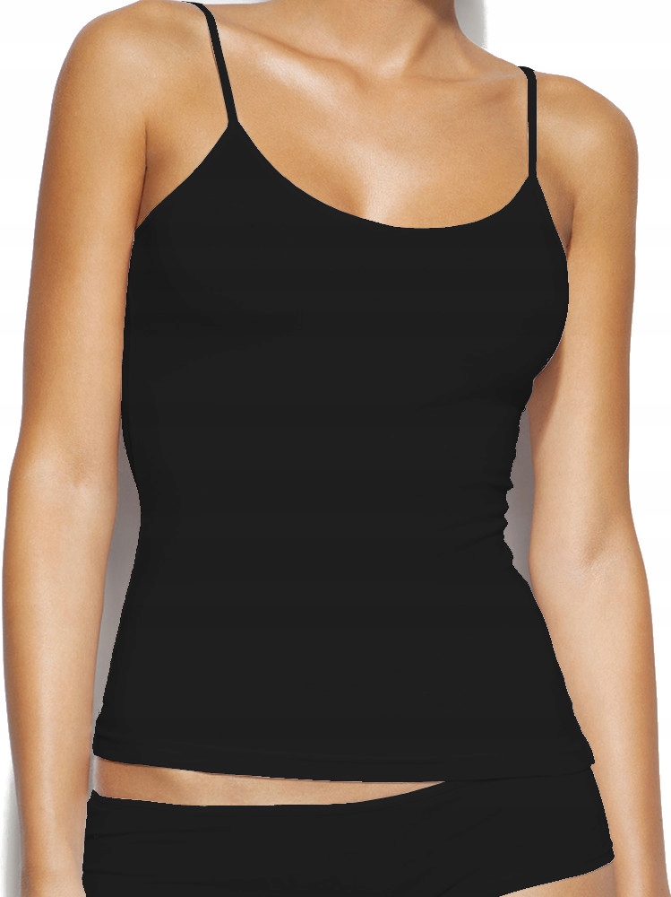 KOSZULKA DAMSKA ATLANTIC BLV197 RAMIĄCZKO CZARNA M