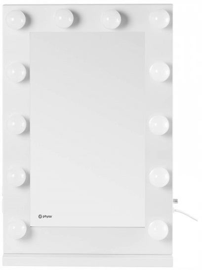 Lustro do makijażu LED stojące 78x50 cm białe Physa PHY-CM-11 10040364
