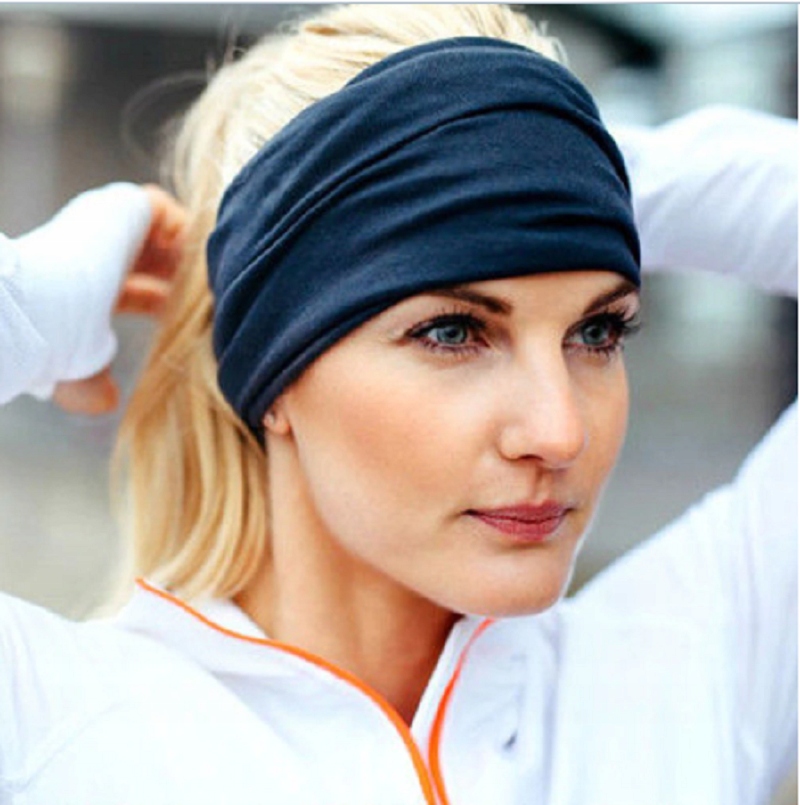 SZEROKA OPASKA NA GŁOWĘ DAMSKA TURBAN BAWEŁNIANA NIEBIESKA Rodzaj klasyczna