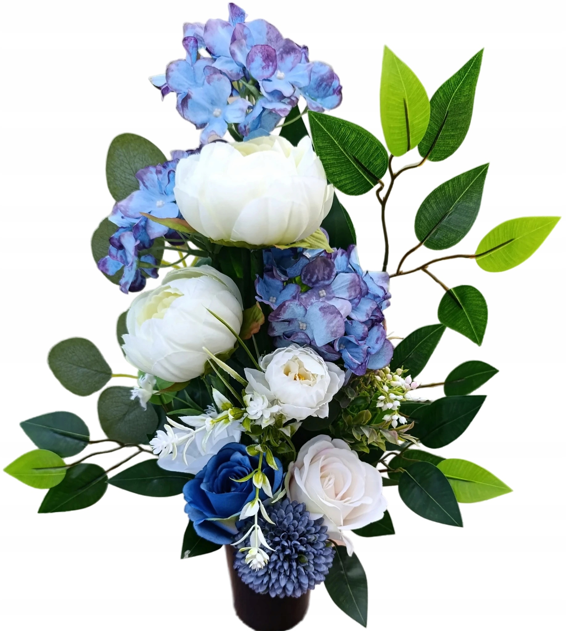 Kytice Vložka Do Vázy Velikonoce Umělé Květy Na Hrob Hřbitov Hortenzie