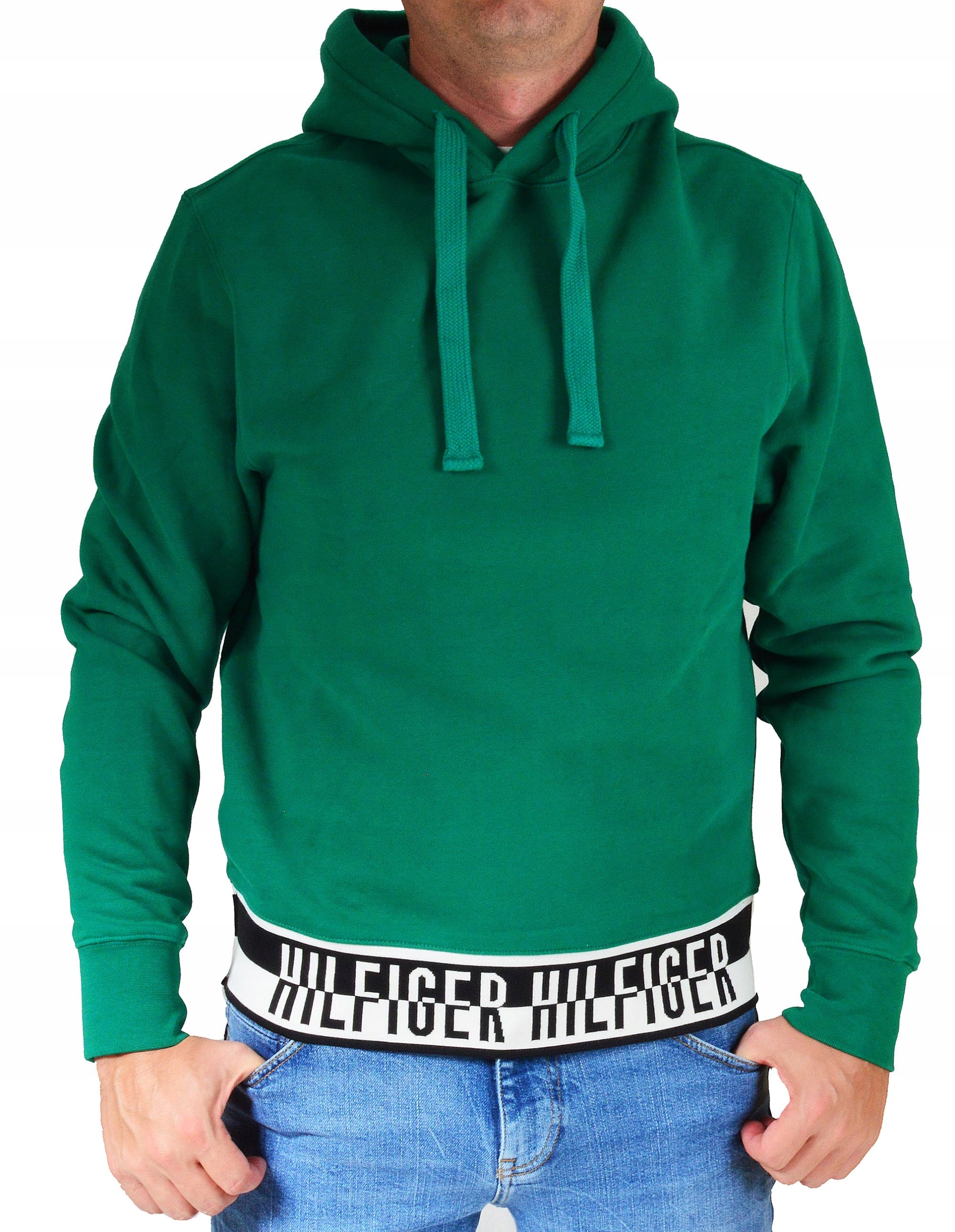 

Tommy Hilfiger gruba bluza z kapturem kangurka L