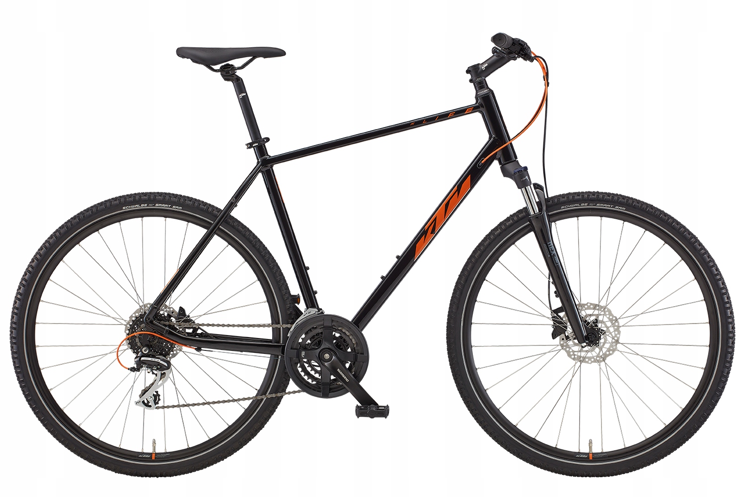 Rower Crossowy Ktm X-life Track 51 M Czarno-pomara