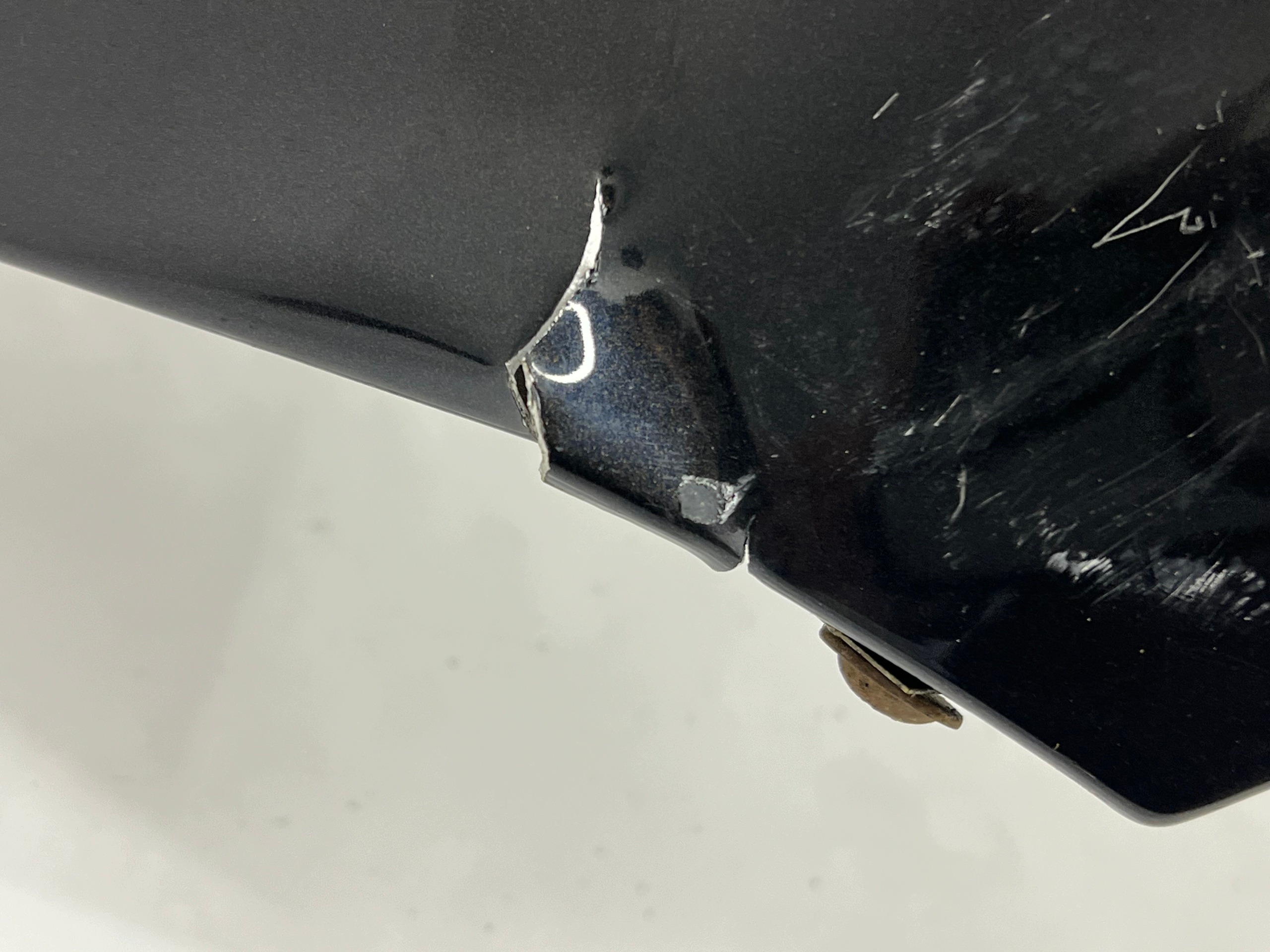AUDI A7 4G8 fender left front black damaged LX7U
