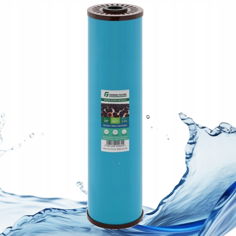 Náplň do vodného filtra 20" Big Blue odželezňujúca Green Filter